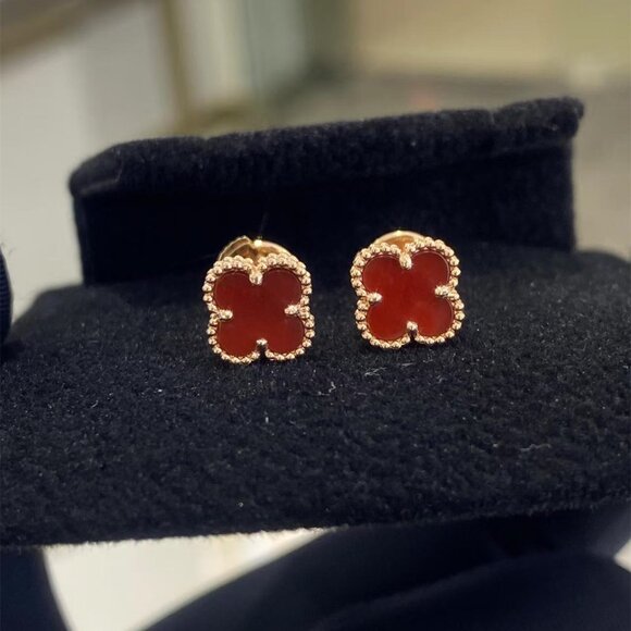 Van Cleef & Arpels red earrings - Picture 9 of 9
